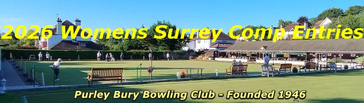 2026 Womens Surrey Comp Entries